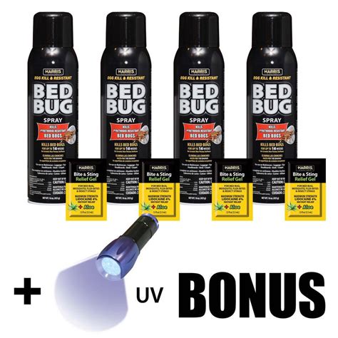 Harris 16 Oz Egg Kill And Resistant Bed Bug Spray 4 Pack Blkbb16a