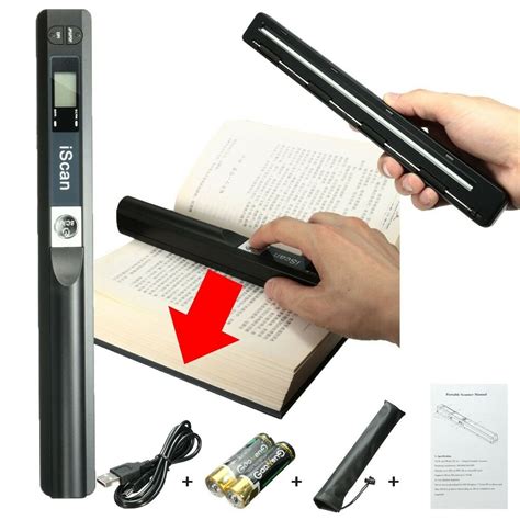 Mini 900 DPI Handheld Scanner Portable HandyScan For A4 Book Photo ...