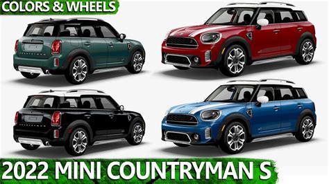 Mini Cooper S Countryman All4 2022 Colors And Wheels Youtube
