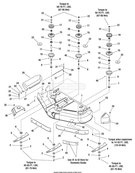 Simplicity 44 Mower Deck Parts Diagram