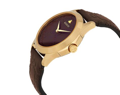 Buy Gucci G Timeless Black Gg Dial 38mm Ladies Quartz Watch Ya1264034