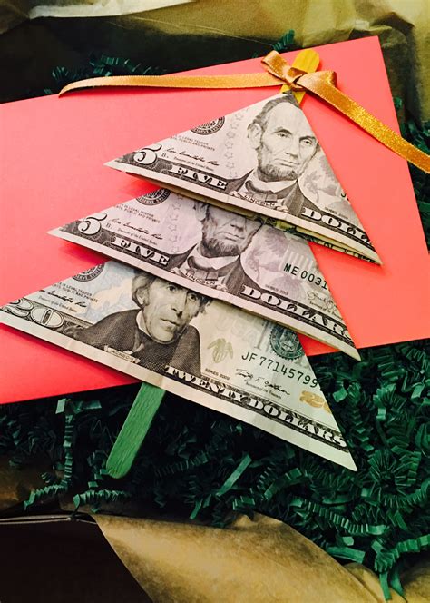 Diy Christmas Money Tree A Cute Way To Give Cash So They Get Exactly