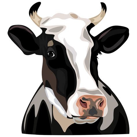 Holstein Friesian Cattle Clip Art Cow Head Png Download 20002000