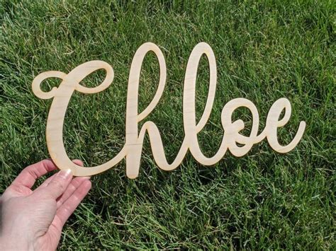 14x5 Carved Name Word Cut Out Cut Out Words Craft Project Etsy