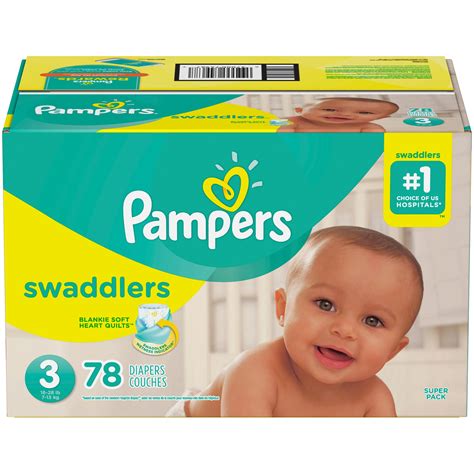Pampers Swaddlers Diapers Super Pack Size Count Walmart Com