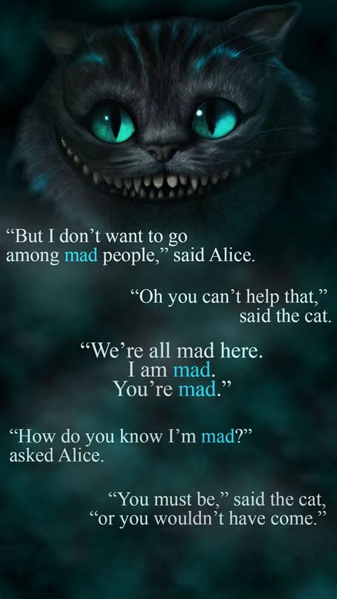 Image Result For Cheshire Cat Quotes Alice And Wonderland Quotes