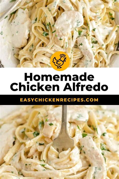 Chicken Alfredo Recipe Homemade Easy Chicken Recipes Video