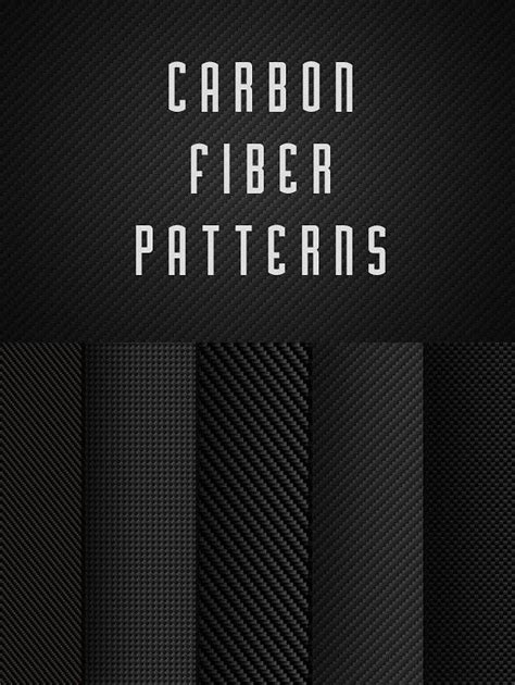 Seamless Carbon Fiber Patterns