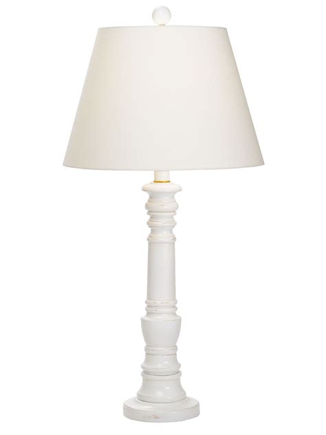 Tea Time Distressed White Table Lamp Diylamps White Table Lamps