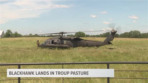 Black Hawk Makes Precautionary Landing In Troup Pasture Cbs19tv