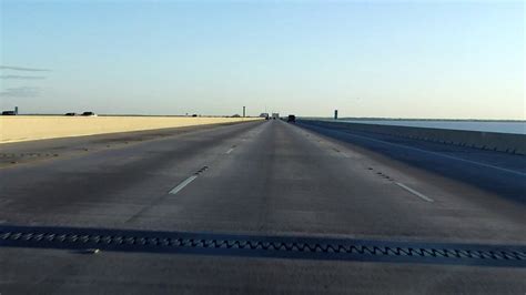 Lake Pontchartrain Twin Span Bridge Interstate 10 Eastbound Youtube