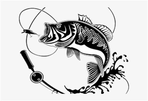 Library Of Bass Fishing Library Png Files Clipart Art 2019