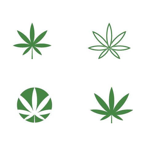Cannabis Logo And Symbol Vector 2144558 Vector Art At Vecteezy