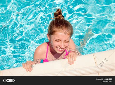 Teen Girl Swimming Image And Photo Free Trial Bigstock