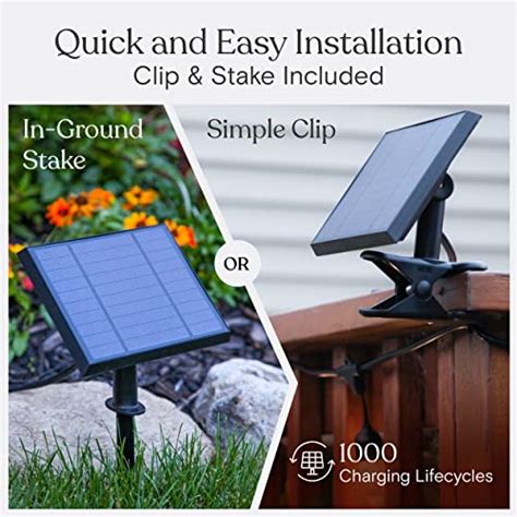 Brightech Ambience Pro Solar Powered Outdoor String Lights Commercial
