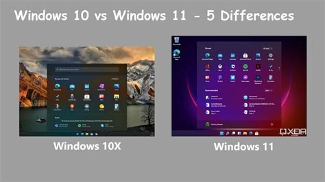 Windows 10 Vs Windows 11 5 Differences