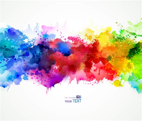 Free Download Watercolor Splash Background Multicolor Watercolor Splash