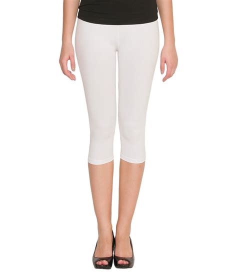 Buy G2w White Cotton Capris Online At Best Prices In India Snapdeal