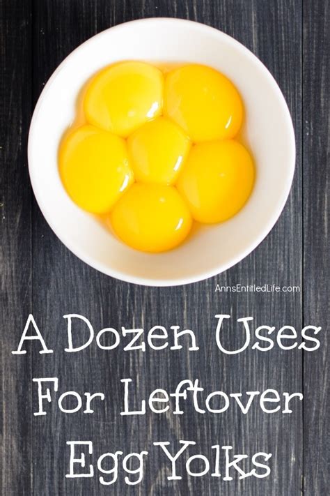 What To Do With Leftover Egg Yolks Recipes Deporecipe Co