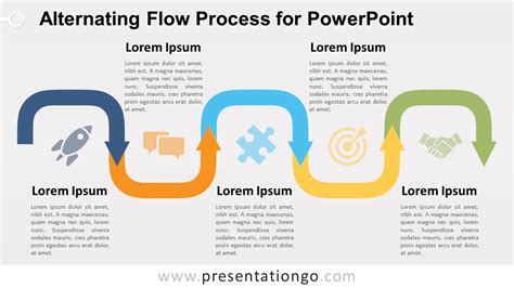 Process Flow Diagram Template Ppt