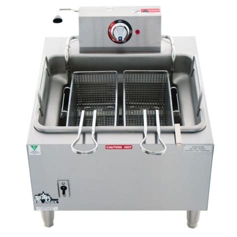 Star Max 301HLF 15 Pound Commercial Countertop Electric Deep Fryer 5500W