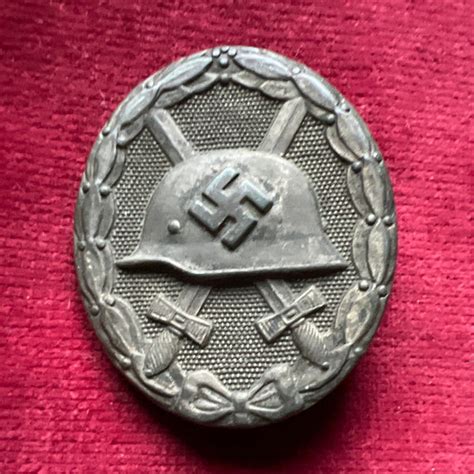 Nazi Germany Wound Badge Silver Grade Maker Marked Number 30