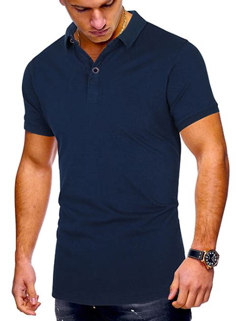 wodstyle mens button down bodybuilding short sleeve shirt slim fit trainning tee muscle tops