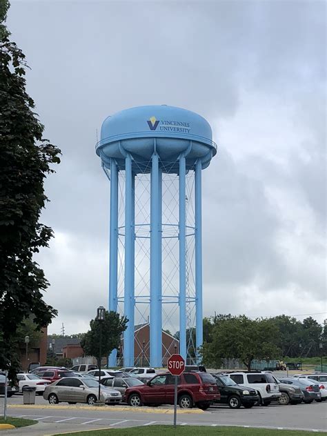 Look How Awesome Our Newly Painted Water Tower Looks Vincennes