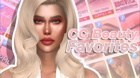 The Sims 4 Cc Beauty Faves 2019 With Cc Links Youtube Eyebrows