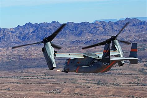 Bell Boeing Demonstrates Forward Firing Capability For V 22 Osprey