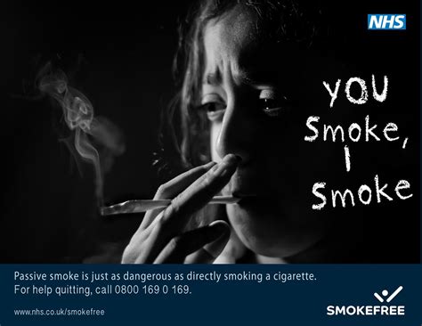 passive smoking campaign poster nhs no 1 this is a 1 3 p… flickr