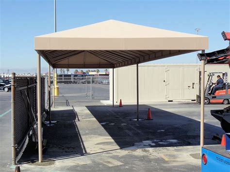 Industrial canopies are a very simple, fast and economical solution which will save you time and money, by making your production process much more efficient. Industrial Awnings and Covers | Superior Awning