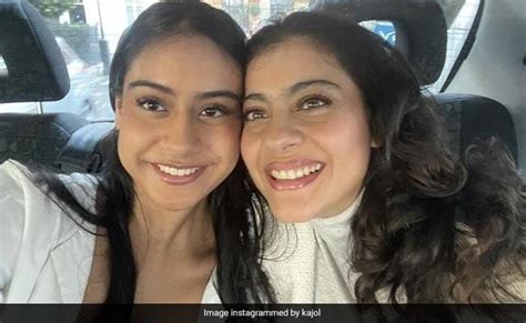 Just A Pic Of Kajol And Daughter Nysa Twinning In White