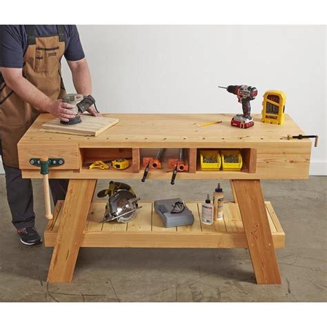  pact Workbench Plan from WOOD Magazine   Woodworking  