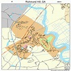 Richmond Hill Georgia Street Map 1365044