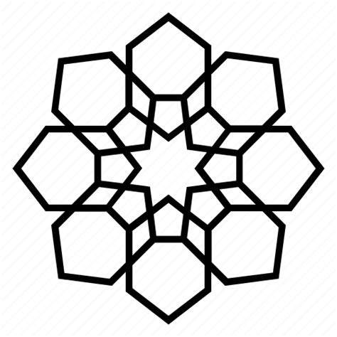 Abstract Arabesque Geometric Islamic Art Ornament Pattern