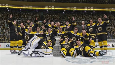 Nhl 14 Boston Bruins Stanley Cup Championship Celebration Youtube