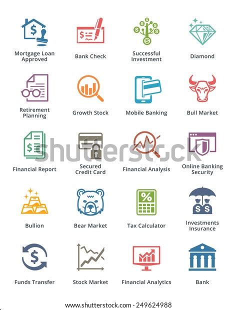 Personal Business Finance Icons Set 1 스톡 벡터로열티 프리 249624988