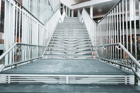 Stairway Of The Mall Entrance Stock Image Image Of Contemporary