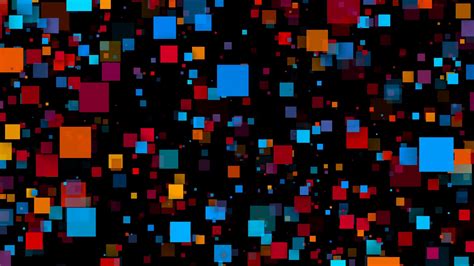 Abstract Colorful Squares Seamless Loop Animation Background Motion