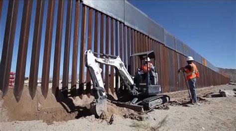 Muro Estados Unidos México Bloqueado Temporalmente Parte Del Plan De Trump