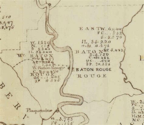 Civil War Louisiana Measured And Mapped Mapping The Nation Blog