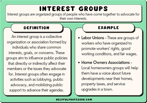 45 Interest Groups Examples 2024