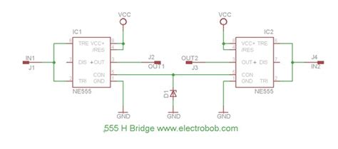 555 H Bridge Electro Bob