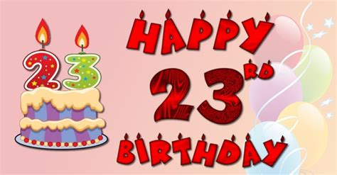 Поздравления с Днем рождения 23 года Праздничный Портал