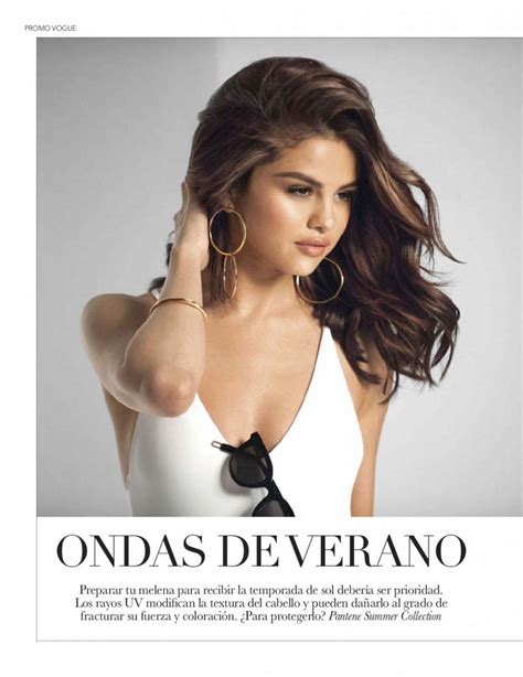 Selena Gomez Hot For Pantene Ad Stills Vogue Mexico Latin America