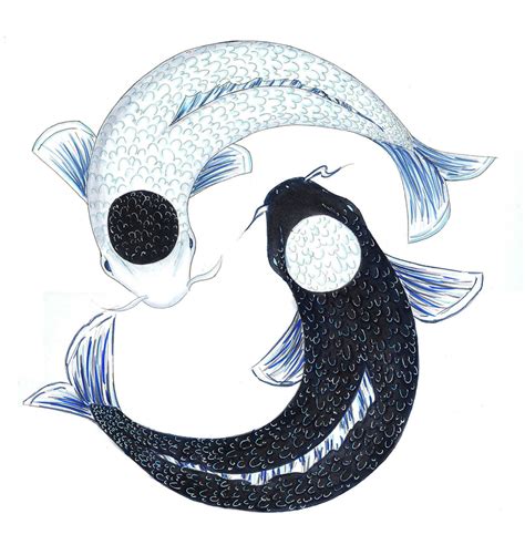 Koi Fish Yingyang By Winch3s7er On Deviantart