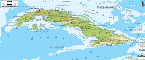 Mapas Geográficos De Cuba Mapa De Cuba Cuba Mapas Geograficos