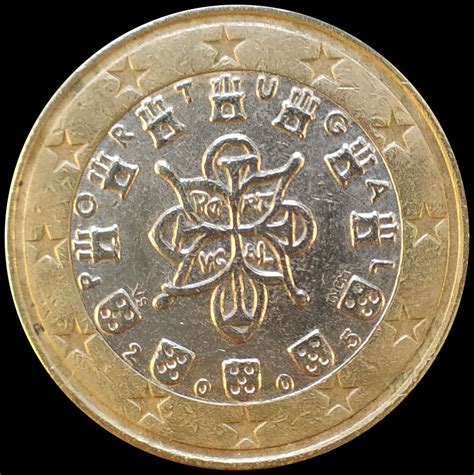 Portugal 2005 1 Euro Bimetal Vf Coin Album Portal