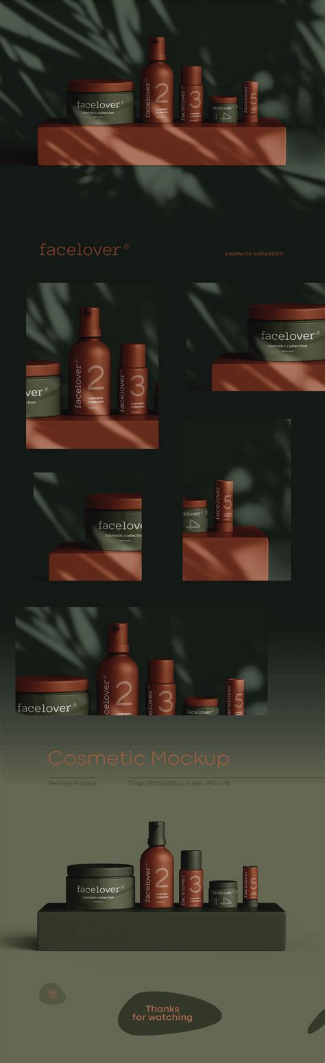 Packaging Cosmetic Mockup Psd Free Download Imockups